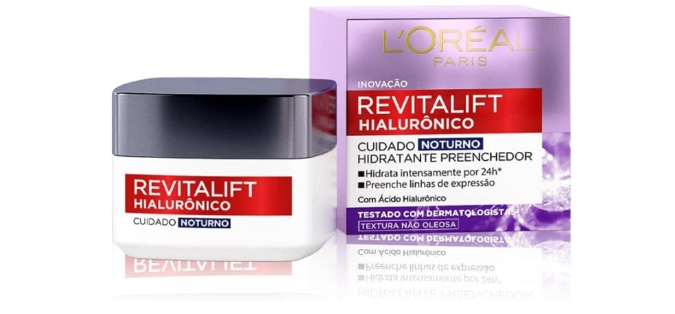 O L'Oréal Paris Revitalift Hialurônico é um produto com fórmula ultraleve desenvolvida pelos laboratórios da marca para peles mistas a oleosas — Foto: Reprodução/Amazon