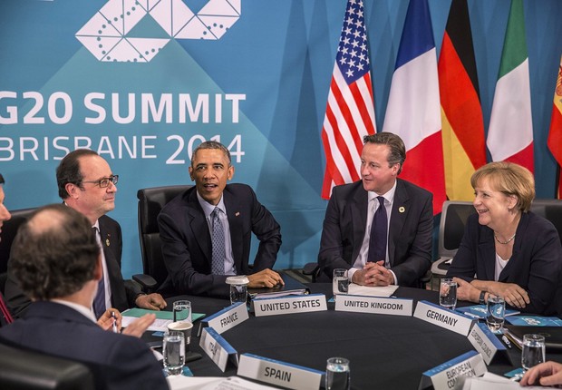 Reunião do G20 em 2014 (Foto:  Glenn Hunt/Getty Images)