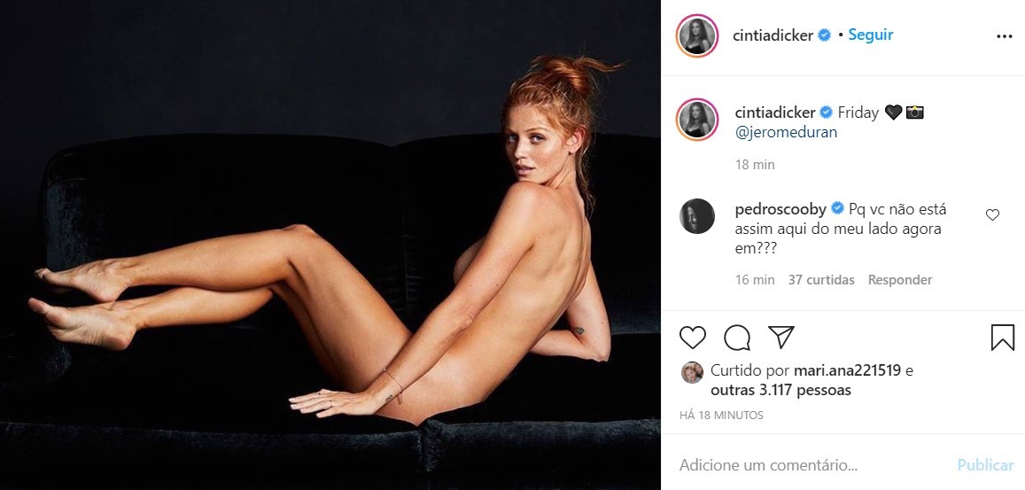 Pedro Scooby deixa comentário ousado em publicação da mulher (Foto: Reprodução/Instagram)