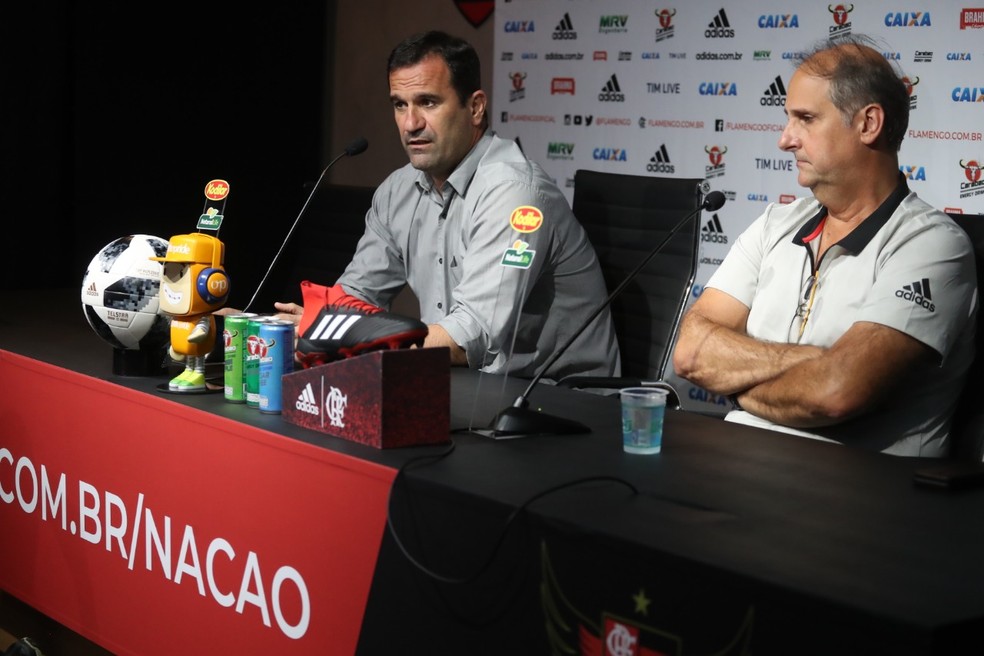 Ricardo Lomba e Carlos Noval &mdash; Foto: GIlvan de Souza / Flamengo