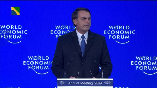 Em Davos, Bolsonaro diz que quer compatibilizar preservação ambiental com avanço econômico