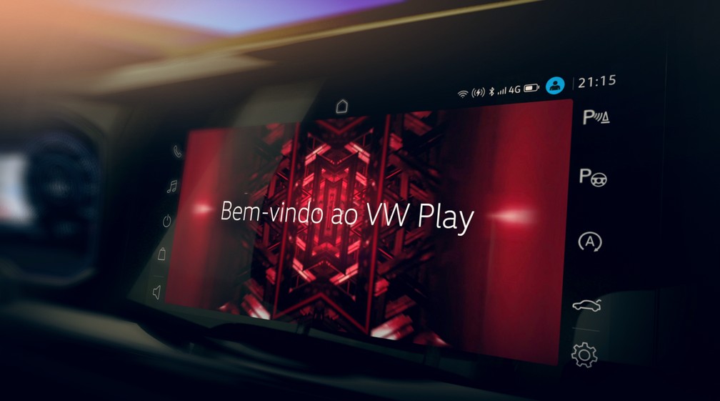 Volkswagem Nivus terá nova central multimídia e sistema 'VW play' — Foto: Divulgação