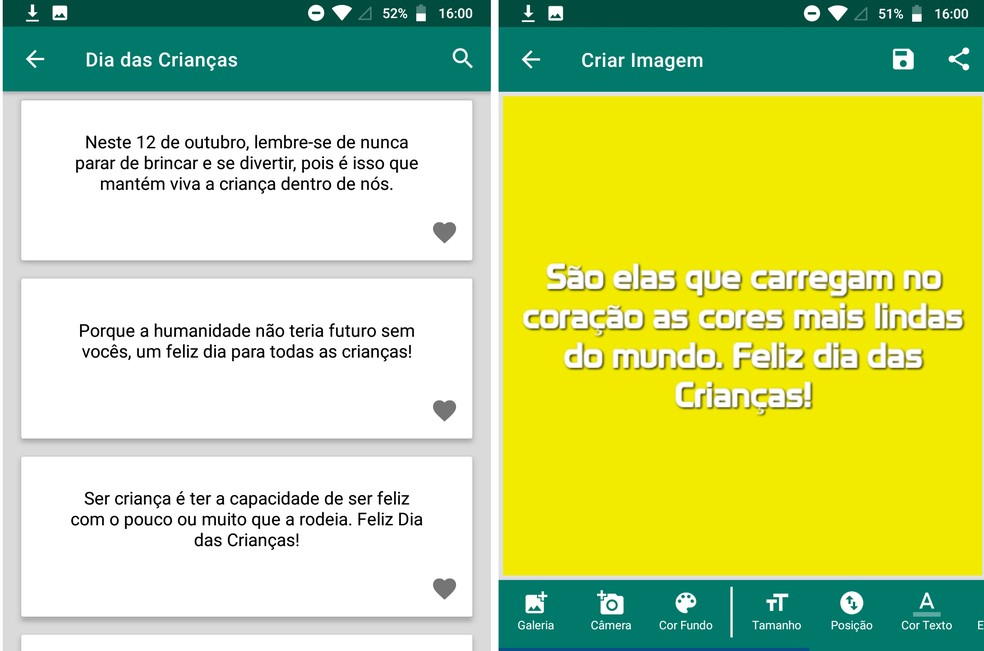 Mensagem Do Dia Das Criancas Para Whatsapp 5 Apps Com Frases E Videos Redes Sociais Techtudo