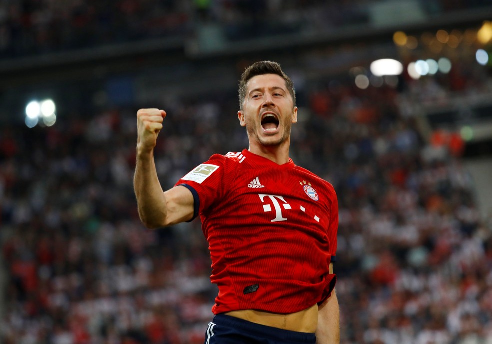 Lewandowski ficou devendo no fim da Ãºltima temporada, mas ainda Ã© a esperanÃ§a de gols do Bayern â€” Foto: Kai Pfaffenbach/Reuters