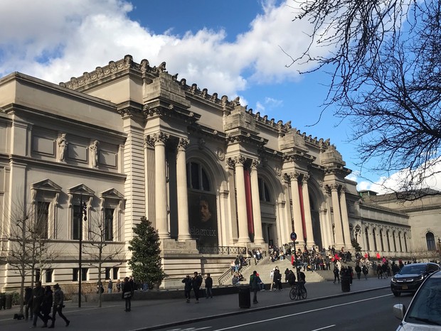 New York, N.Y.: The exterior of the Metropolitan Museum of Art in Manhattan on March 12, 2020.(Photo by Lorina Capitulo/Newsday RM via Getty Images) (Foto: Newsday via Getty Images)