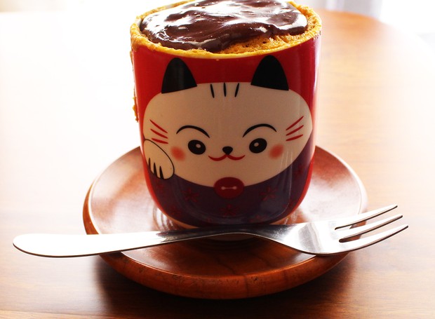 Cake in a mug recipe by Chef Elian Kina (Photo: Disclosure)