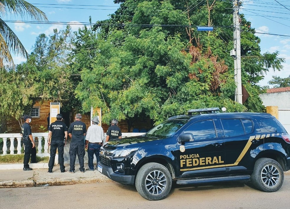 Polícia Federal no Piauí cumpre mandados de prisão — Foto: Divulgação/PF-PI