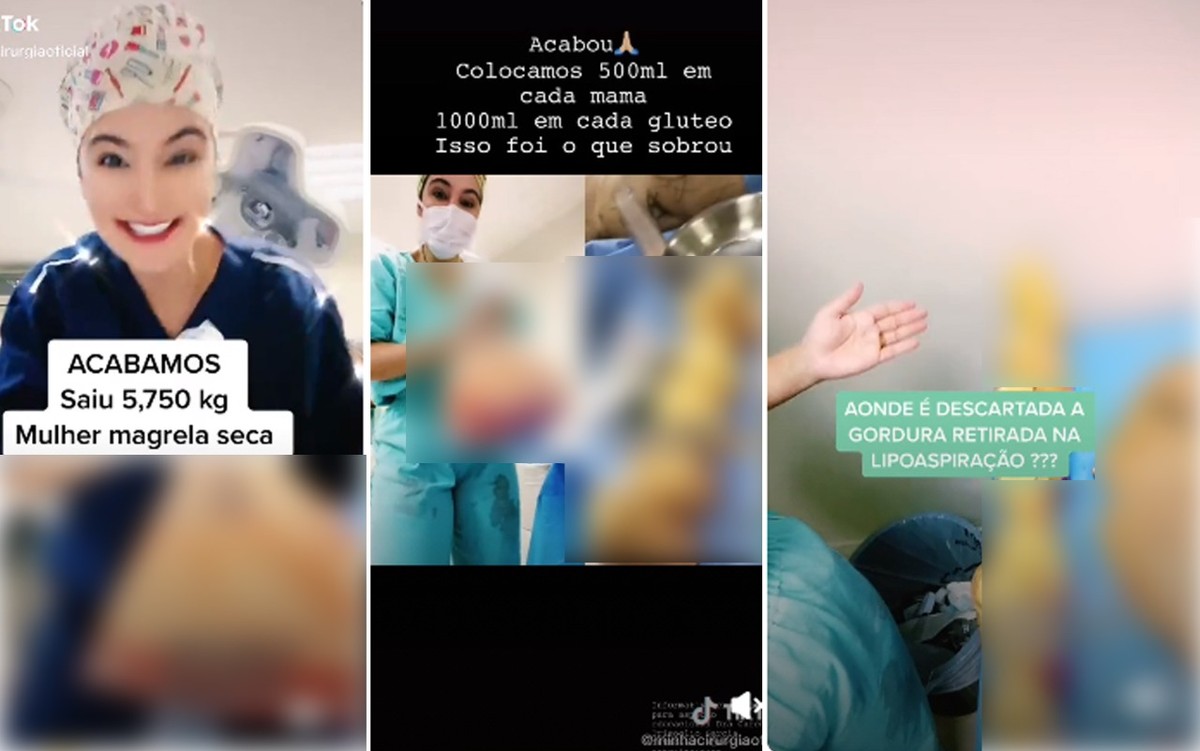 Entidade pede interdição de cirurgiã plástica que aparece em vídeos