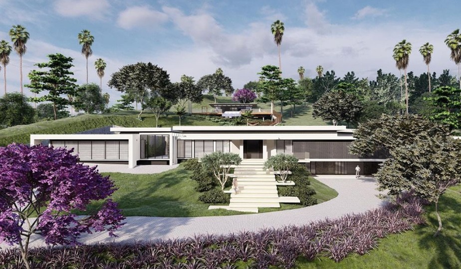 Nova casa de Virginia Fonseca e Zé Felipe tem lareira ao ar livre e