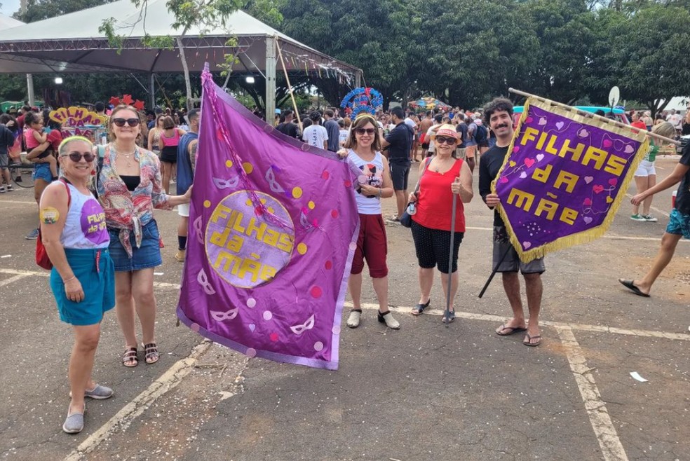 Bloco Filhas da Mãe no pré carnaval de 2023 — Foto: Instagram @blocofilhasdamae/Reprodução