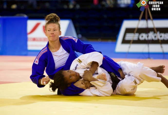 Raquel Silva fica com a prata na final (Foto: European Judo Union / Photographer: Stanislaw Michalowski)