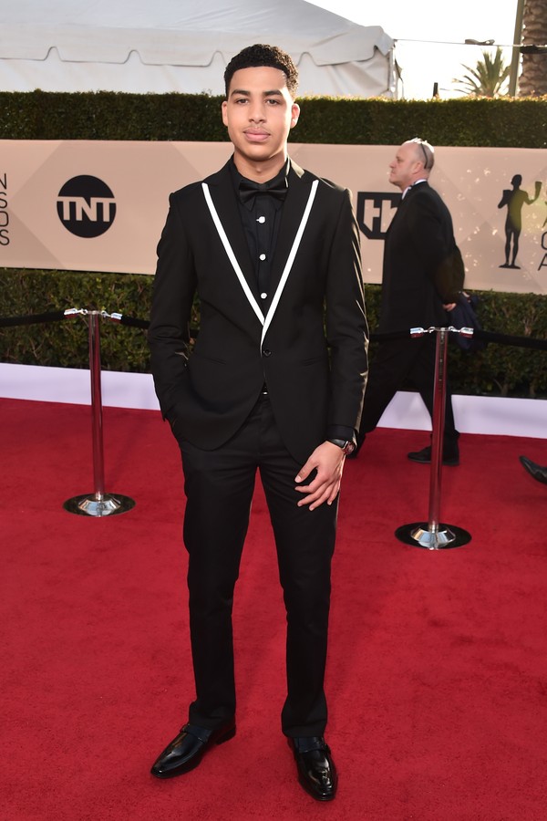 LOS ANGELES, CA - JANUARY 21:  Actor Marcus Scribner attends the 24th Annual Screen Actors Guild Awards at The Shrine Auditorium on January 21, 2018 in Los Angeles, California. 27522_006  (Photo by Alberto E. Rodriguez/Getty Images) (Foto: Getty Images)
