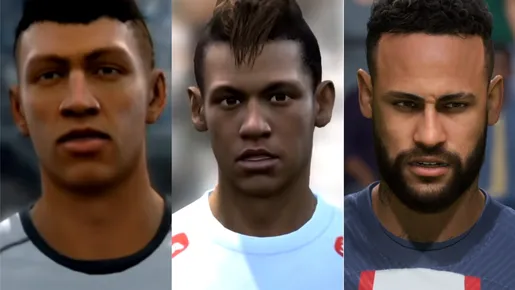Veja evolução gráfica de Neymar no Fifa desde a estreia 'genérica'