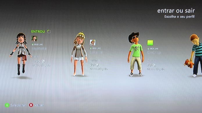 Veja como apagar um perfil de jogador do Xbox 360 (Foto: Reprodução/Tais Carvalho)