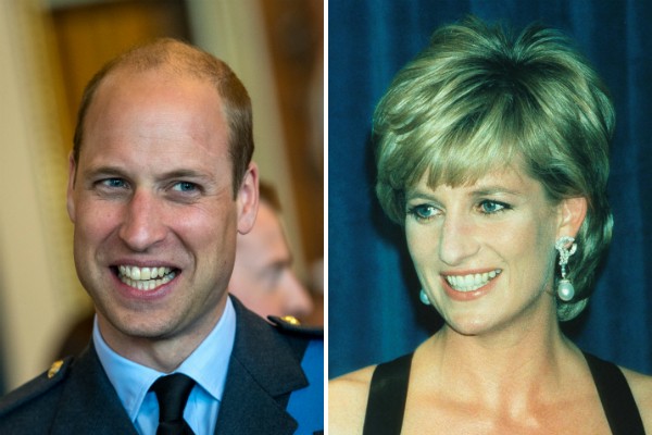 O Príncipe William e a Princesa Diana (Foto: Getty Images)