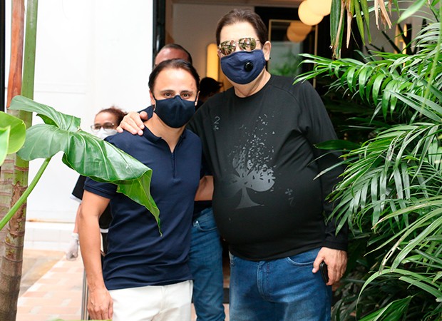 Faustão e Felipe Massa (Foto: Lucas Ramos / AgNews)