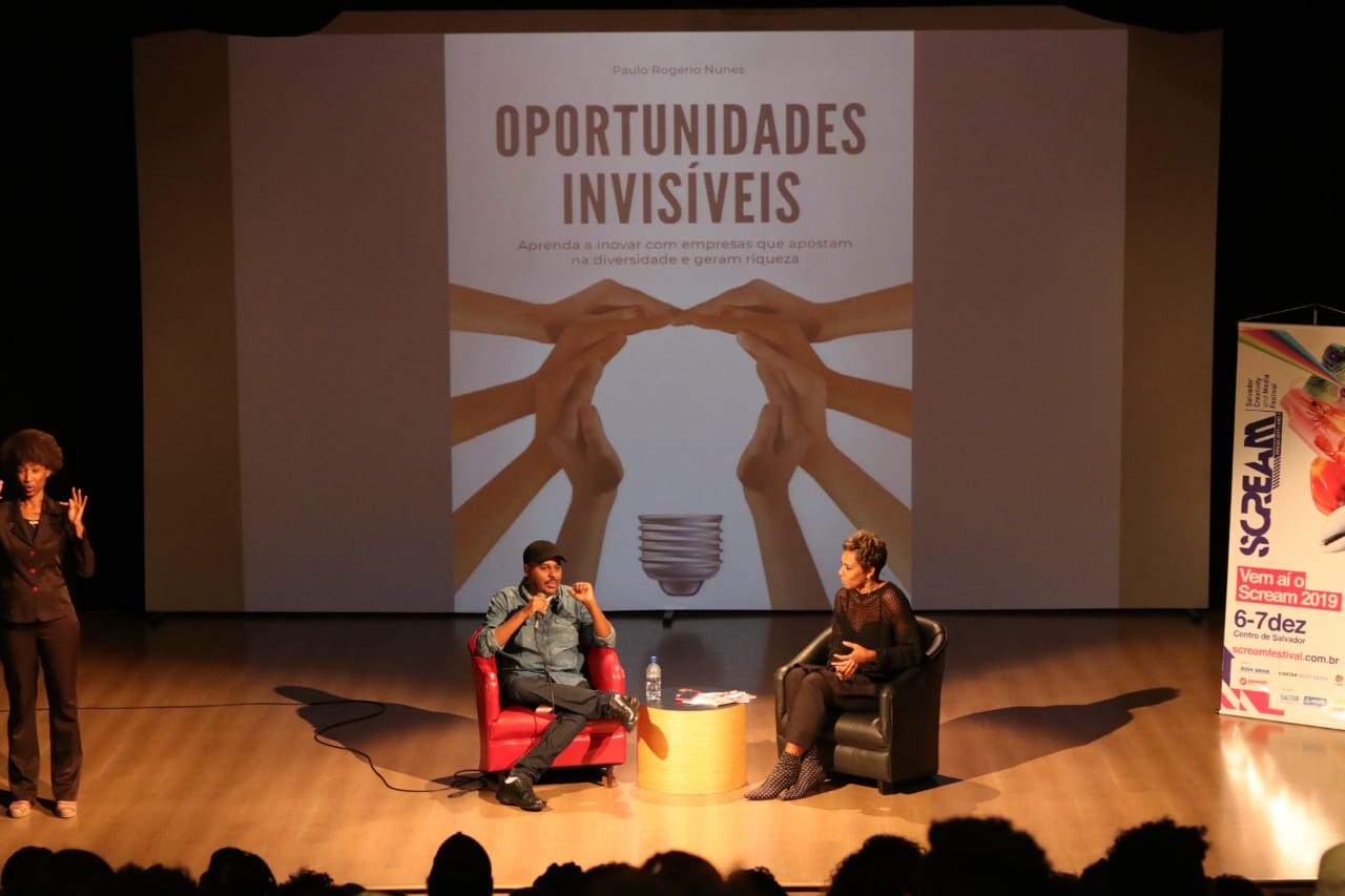 Paulo Rogério Nunes no seminário Oportunidades Invisíveis (Foto: Érique Batista / Divulgação)