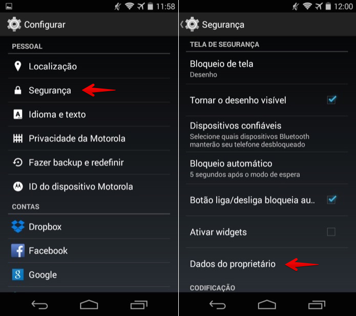 Acesse as configurações do Android (Foto: Reprodução/Helito Bijora) 