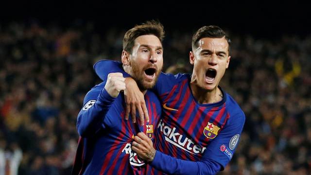 Barcelona x Manchester United Messi Coutinho