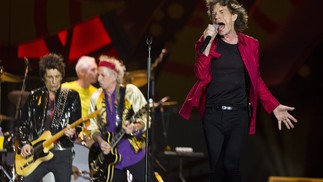 Show da banda Rolling Stones no Maracanã. — Foto: Guito Moreto / Agência O Globo