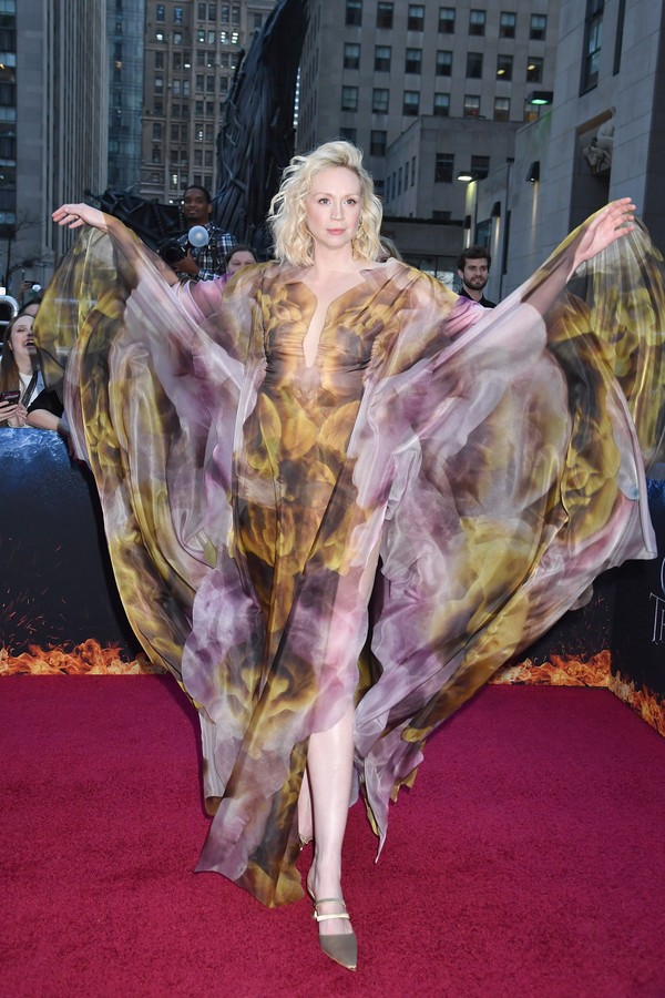 Gwendoline na pré-estreia de Game of Thrones em Nova York (Foto: Getty Images)