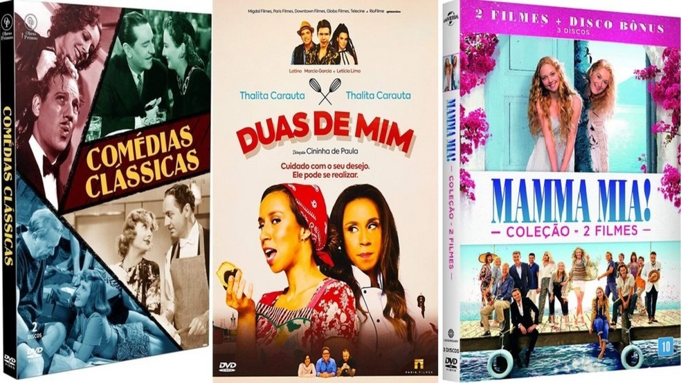 Filmes de comédia podem ser obtidos em mídias DVDs e Blu-rays e são boas opções para diversão em família (Foto: Divulgação/ Amazon)