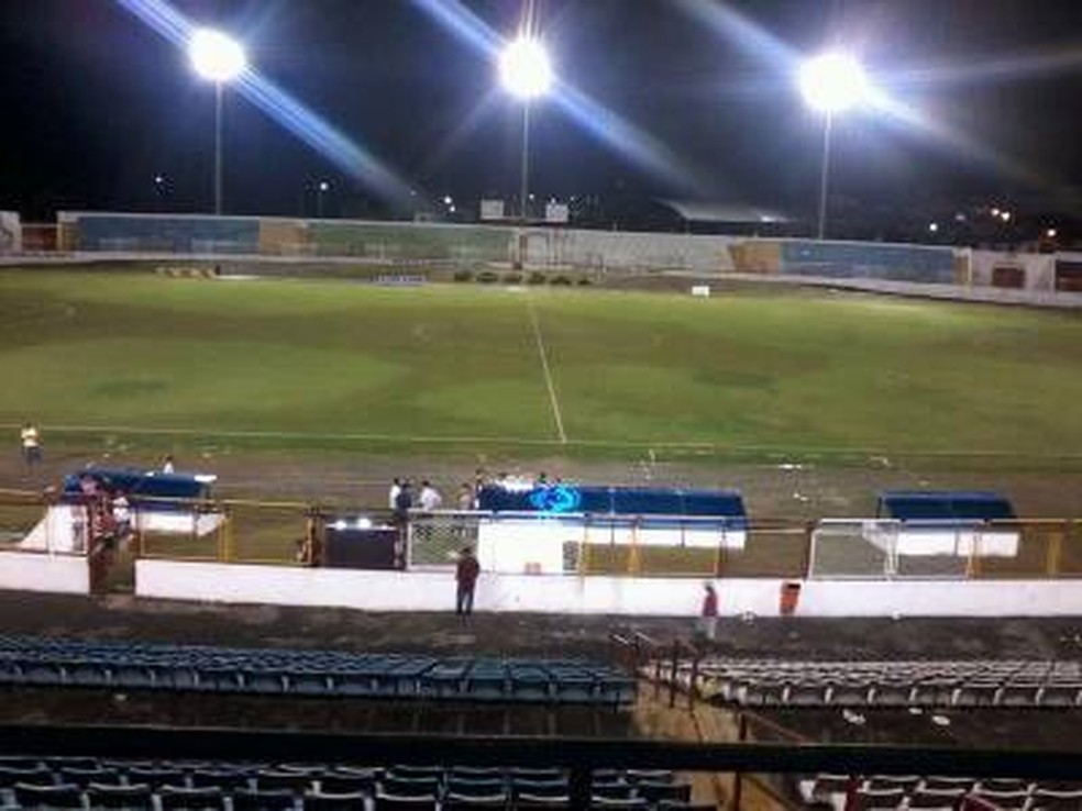 Estádio do Junco vai receber a partida entre Guarany e Salgueiro — Foto: Evelyn Ferreira/TV Verdes Mares 