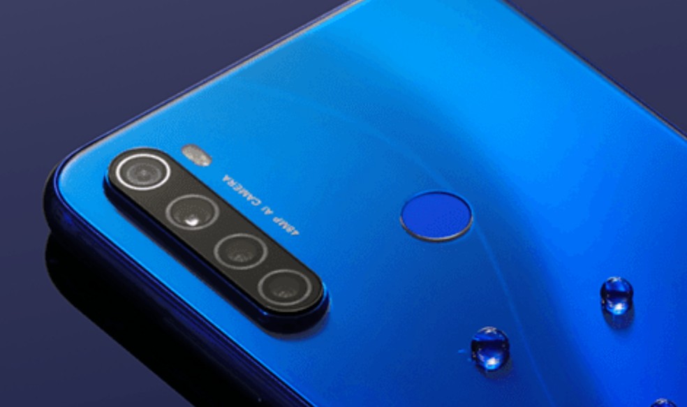 Redmi Note 8 vem equipado com câmera quádrupla — Foto: Divulgação/Xiaomi