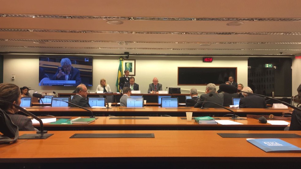 Sessão do Conselho de Ética da Câmara dos Deputados (Foto: Alessandra Modzeleski/G1)