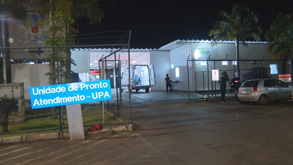 Unidade de Pronto Atendimento (UPA) de Samambaia, no DF — Foto: TV Globo/Reprodução