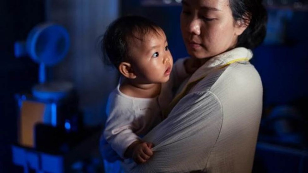 O sono interrompido dos bebês pode afetar toda a família. — Foto: GETTY IMAGES/BBC