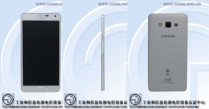 Galaxy A7 vaza em site de órgão que regulamenta as telecomunicações na China (Foto: Reprodução/TENAA)