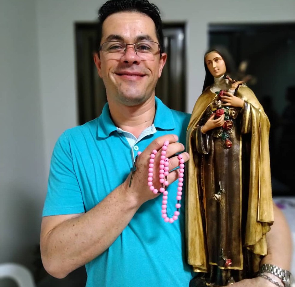 Padre Volnei Weber é o responsável pela Paróquia São José Operário, em Rondonópolis.  — Foto: Reprodução/Redes Sociais