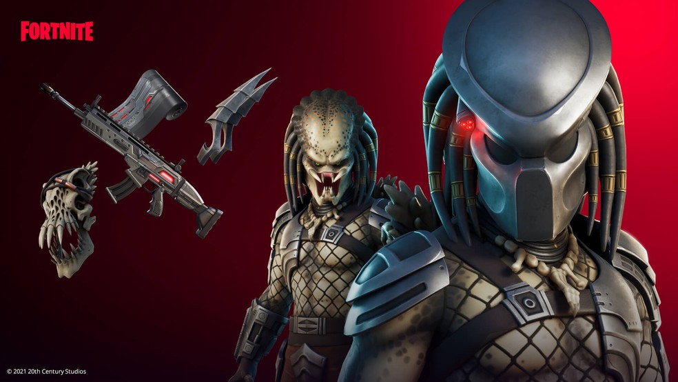 Skin do Predador em Fortnite — Foto: Divulgação/Epic Games