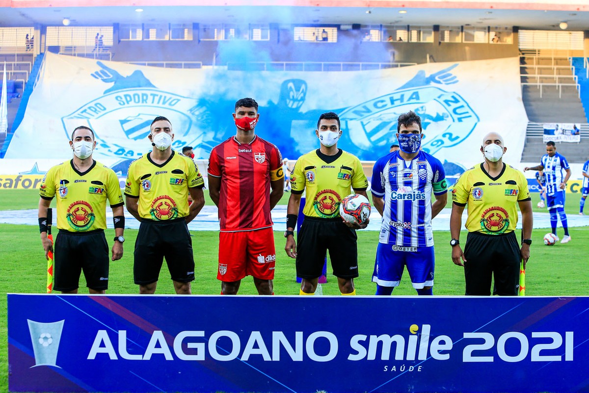 csa x crb veja escalacoes desfalques e arbitragem para o 1º jogo da final do alagoano campeonato alagoano ge
