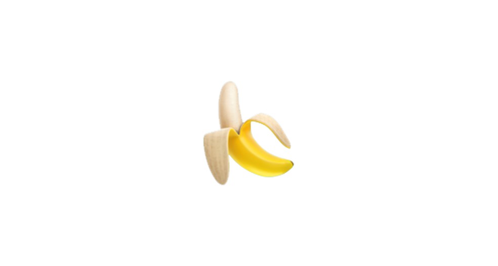 Emoji de banana  Foto: Reproduo/Emojipedia