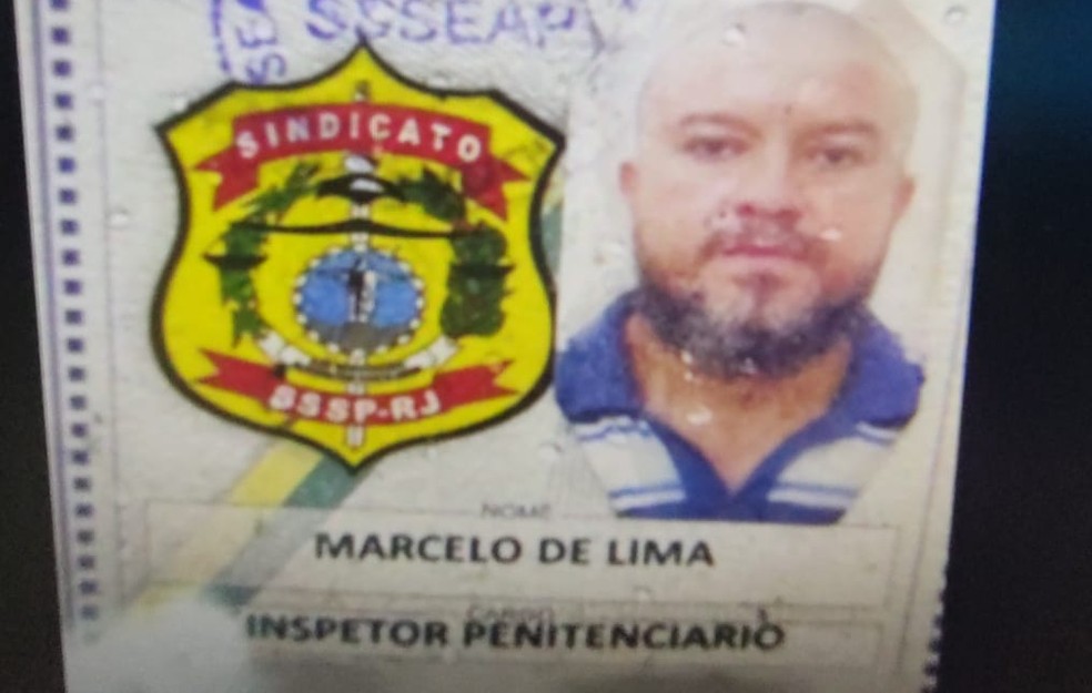 Inspetor de Polícia Penal, Marcelo de Lima, foi preso em flagrante por matar torcedor do Fluminense a tiros  — Foto: Reprodução