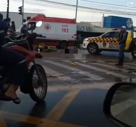 Motociclista morre após colisão entre moto e ônibus de empresa privada em São Luís