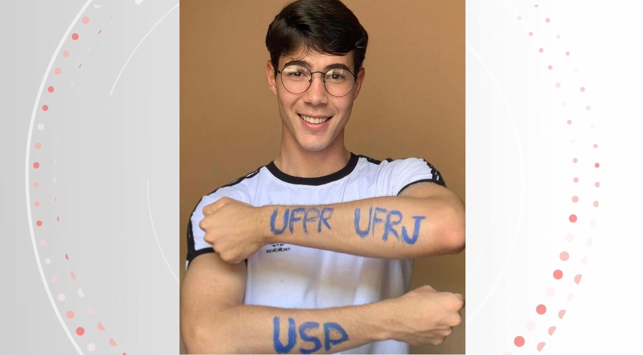 Aluno de escola pública filho de cabeleireira é aprovado na USP, UFRJ e UFPR: 'Estudo por paixão'