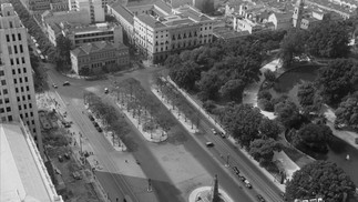 Campo de Santana visto do alto, por Uriel Malta, em 1941 — Reprodução do Arquivo Geral da Cidade