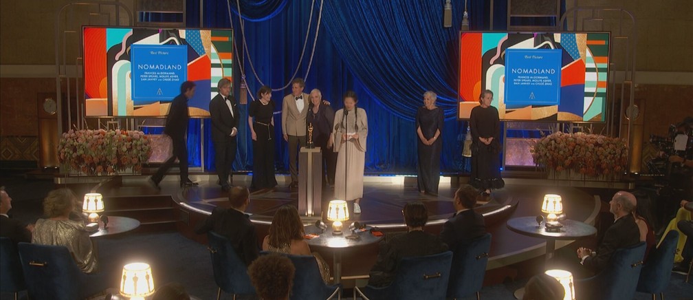 "Nomadland" vence Melhor Filme do Oscar 2021 — Foto: Reprodução