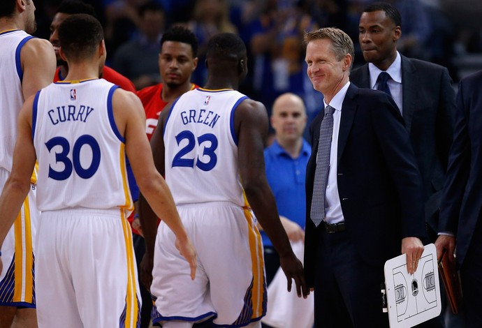 Steve Kerr, Stephen Curry, Golden State Warriors (Foto: Ezra Shaw / Staff / Getty Images)