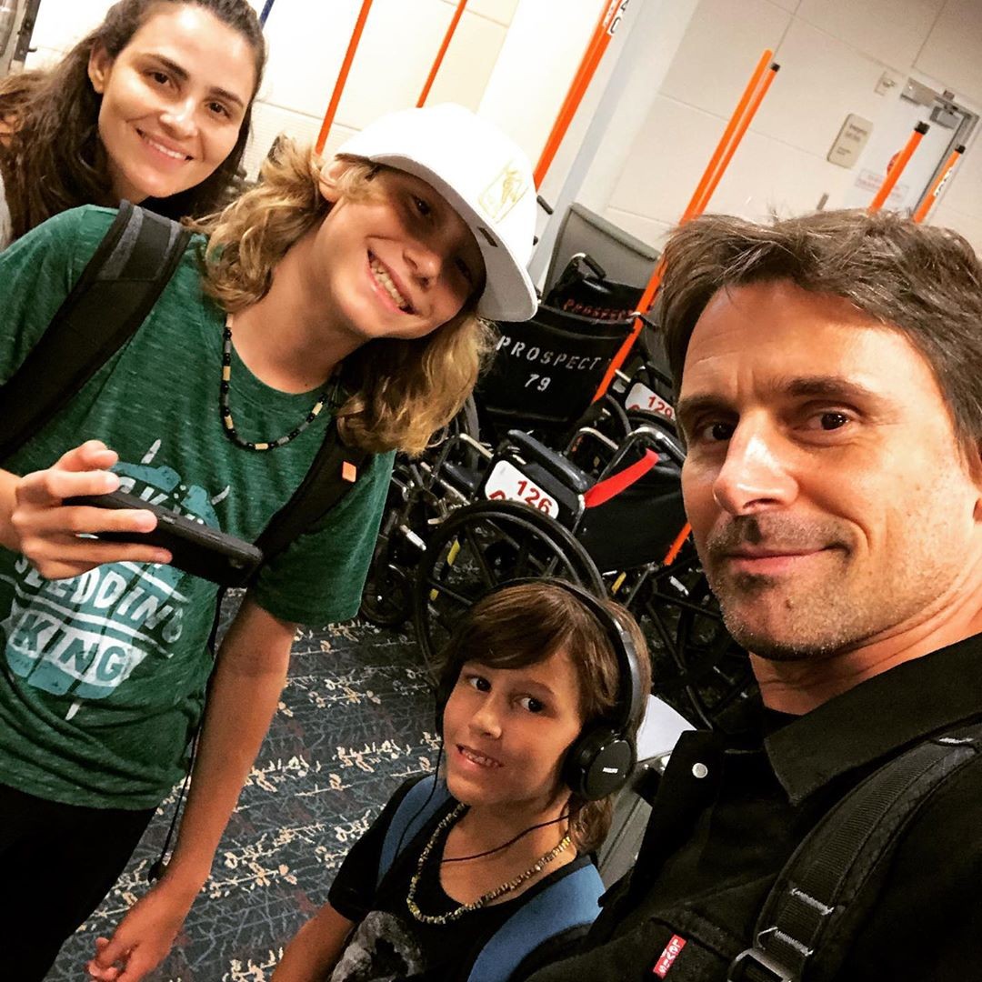 Murilo Rosa com a família em Las Vegas (Foto: Reprodução Instagram)