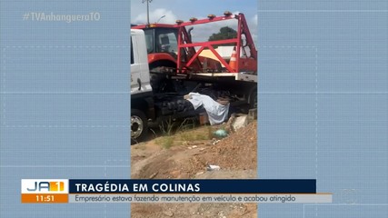 Empresário morre após ser atingido por peça durante manutenção de veículo em Colinas