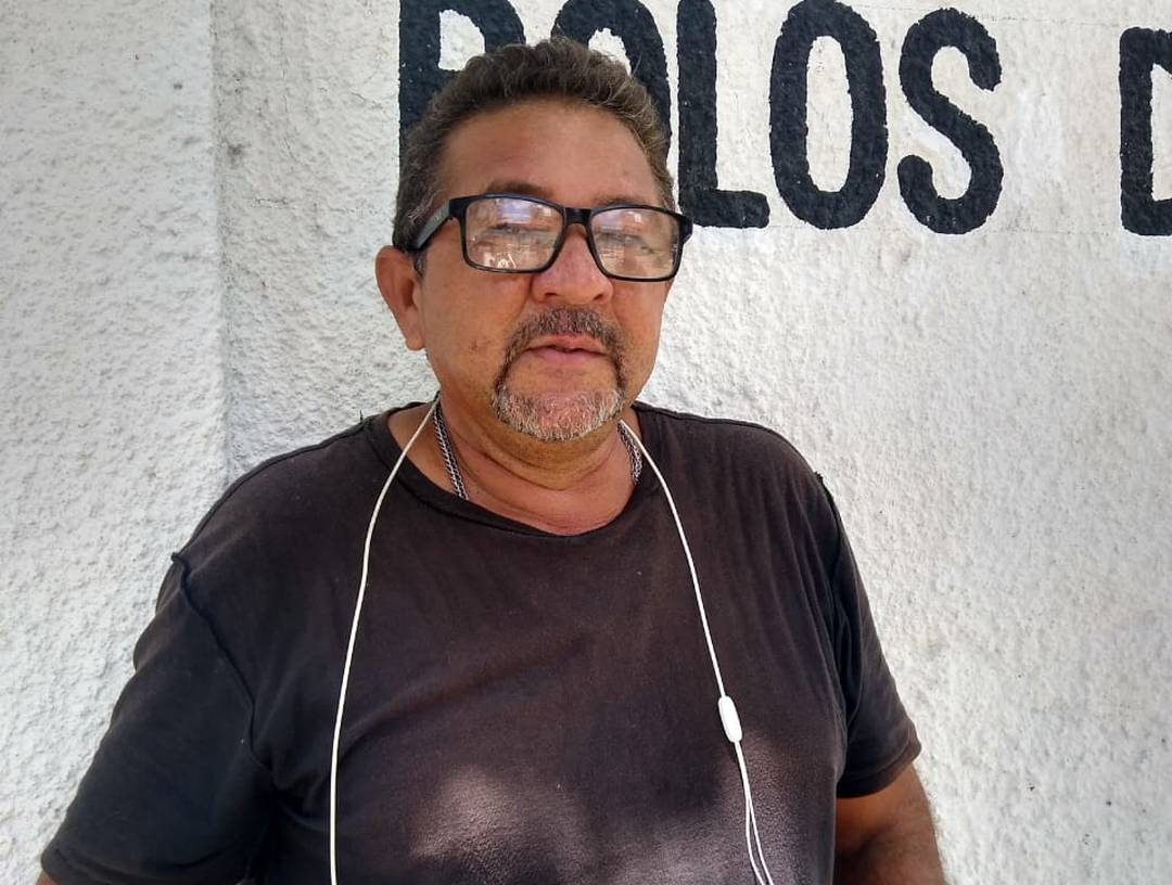 Vigilante relatou que tomou um grande susto após o desabamento e que não sabe o que aconteceu