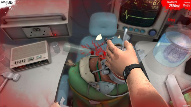 CIRURGIA EM REALIDADE VIRTUAL! Surgeon Simulator VR 