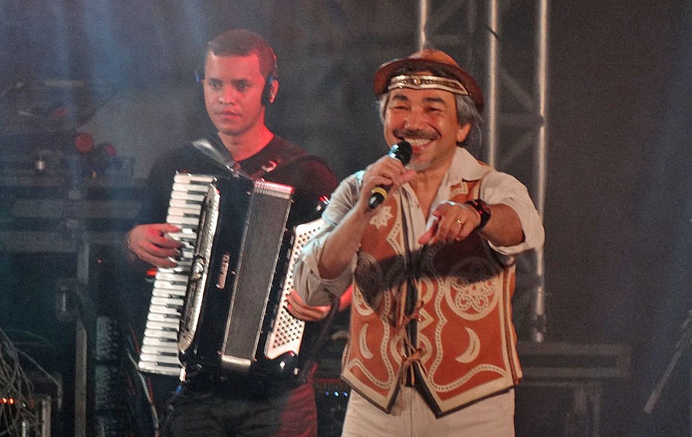 Santanna, que havia ficado de fora do São João 2017, foi confirmado para o evento em 2018.  (Foto: Luna Markman/G1)