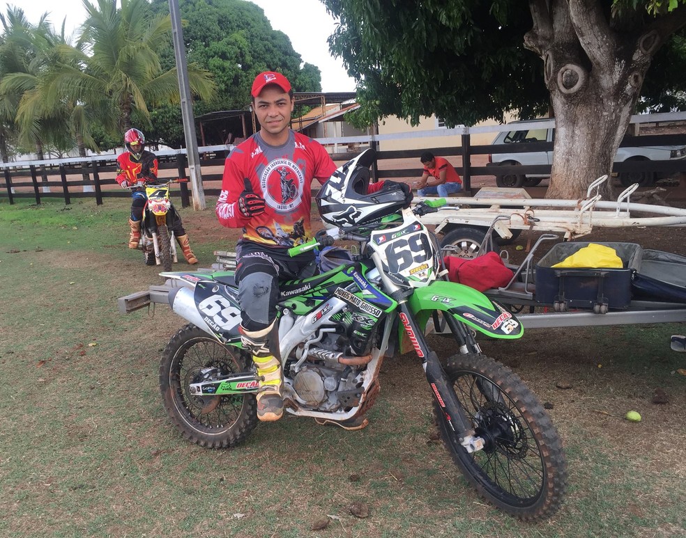 Weliton Carvalho morreu durante acidente na pista de motocross — Foto: Redes sociais