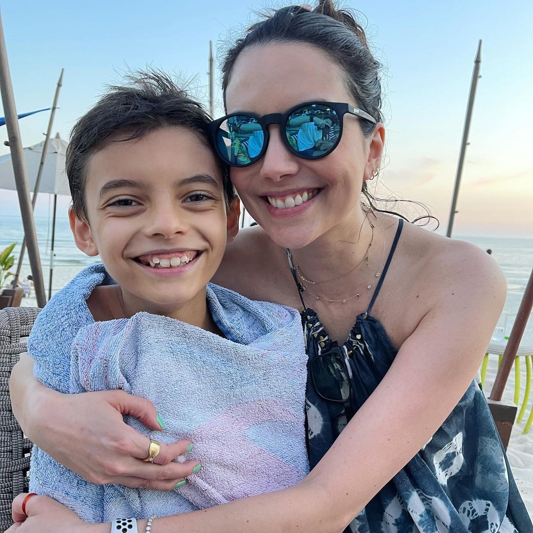 Ator celebra aniversário de Mari Vaz e do filho mais velho do casal, Benjamin, nesta segunda-feira (1) (Foto: Instagram)