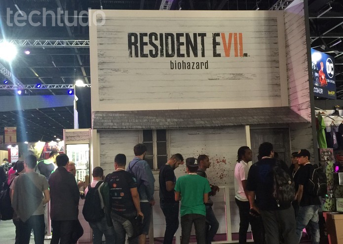 Nova demo de Resident Evil 7 está disponível na BGS 2016 (Foto: Diego Borges/TechTudo)